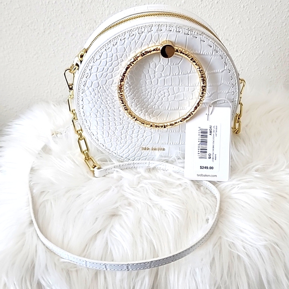 Ted Baker Round Leather Crossbody Bag
